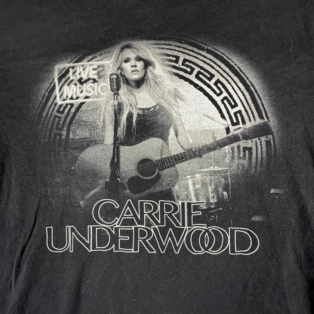 Carrie Underwood T-Shirt Womens Small Black The Storyteller Tour 2016 Concert